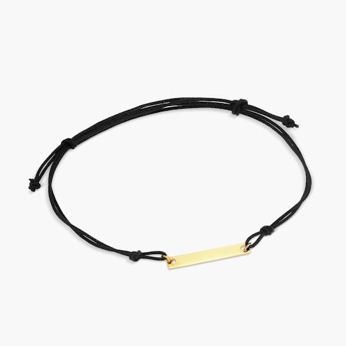 Bransoletka prostokąt Savicki: złota